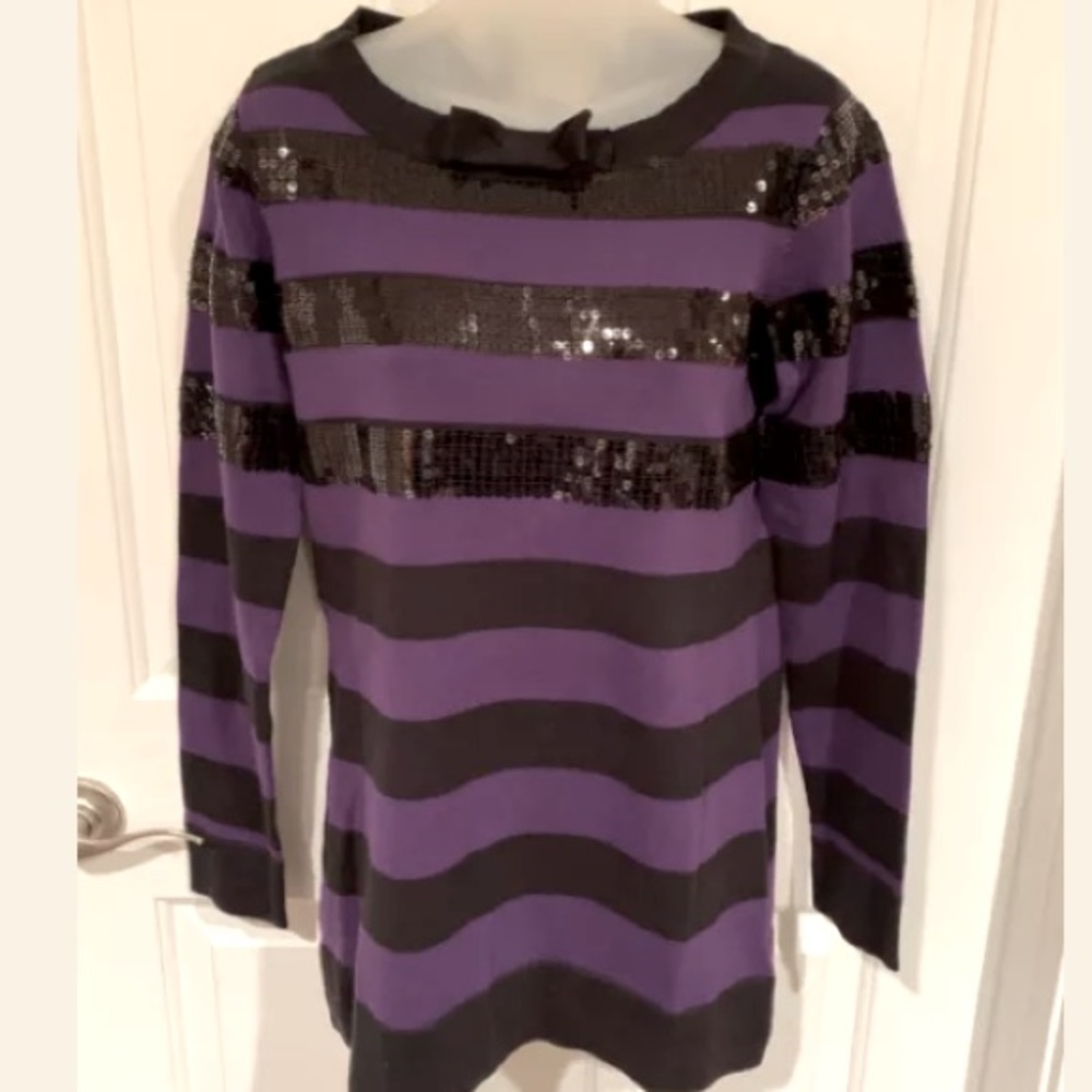 Linea by Louis Dell’Olio XS Striped Sweater NWOT